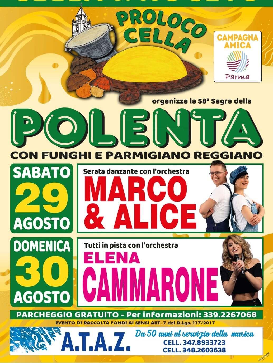 58ª Sagra della Polenta 2026 a Cella di Noceto
