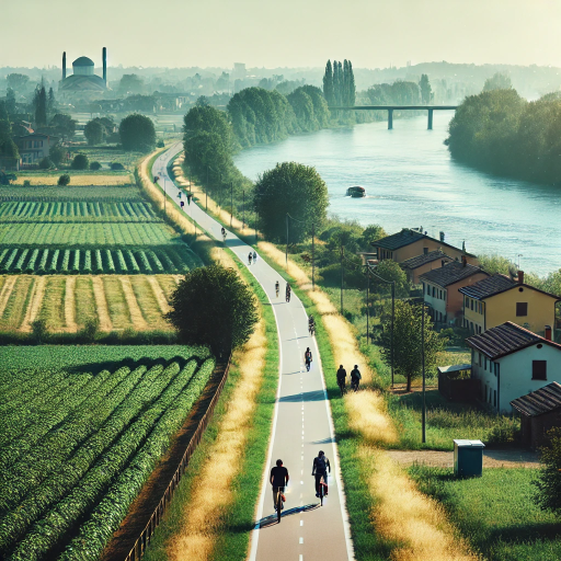Pista ciclabile Bici Parma Po